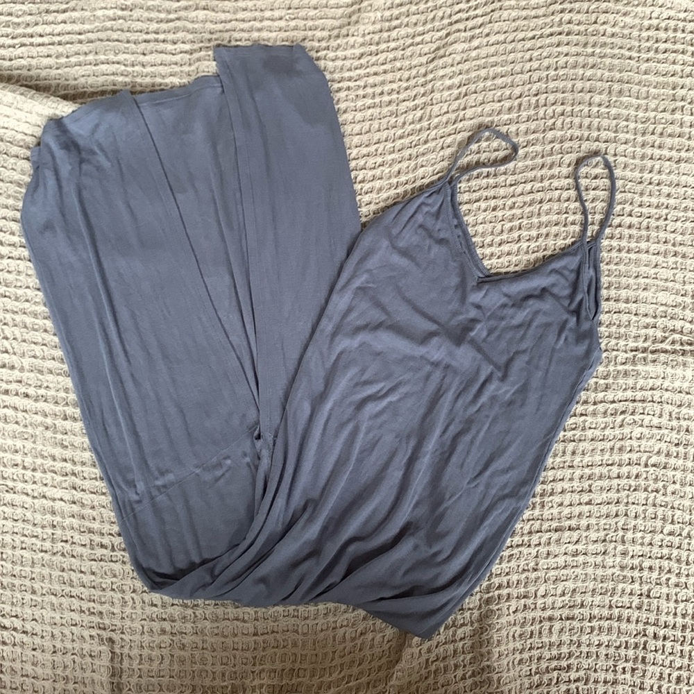 Maxi blue dress